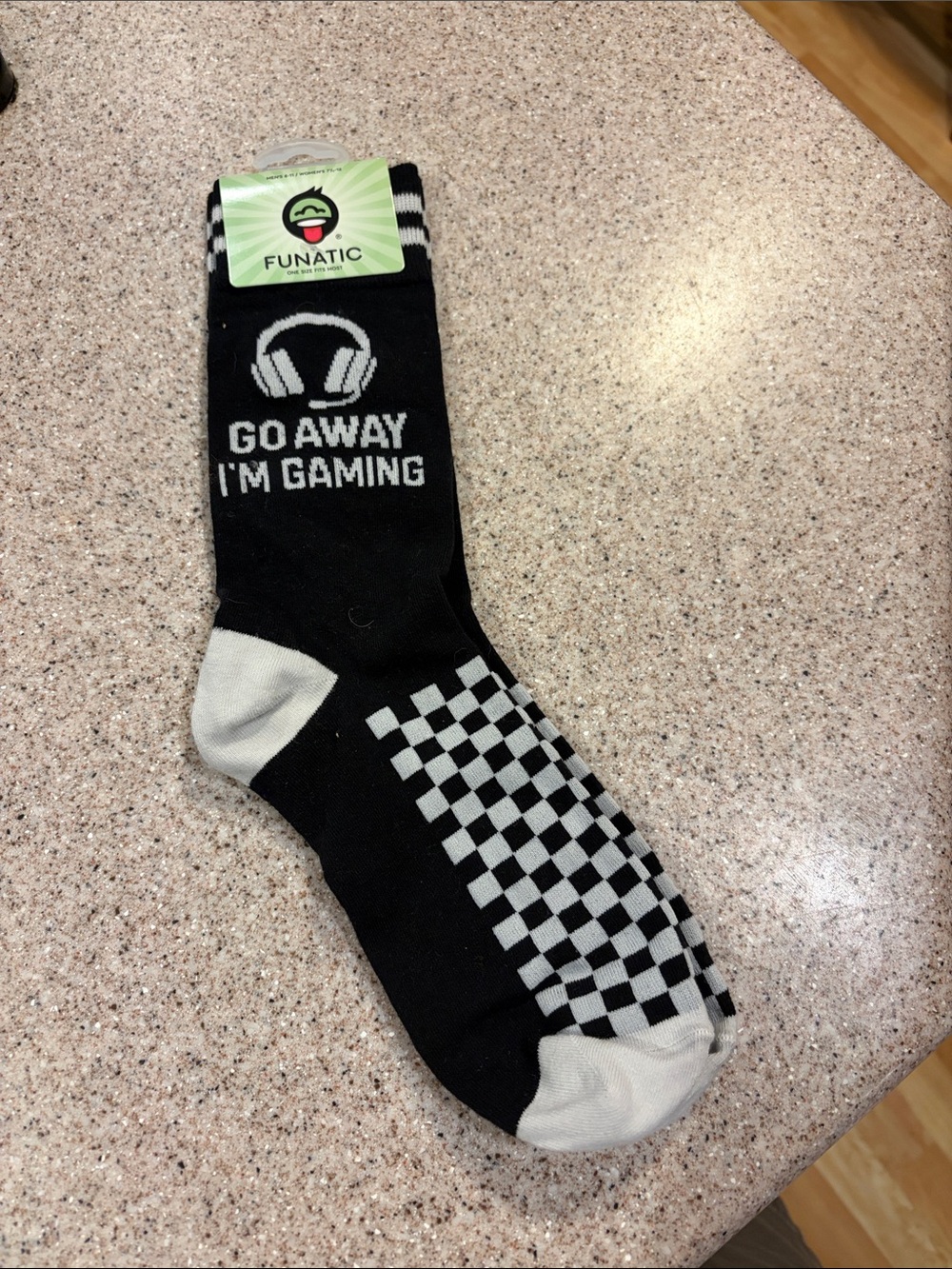 Socks. “GO AWAY I’M GAMING NWT